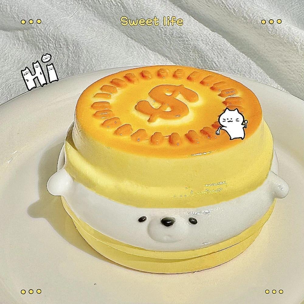 Funny Soft Squeeze Toy Slow Rising Sticky Stress Relief Toys Abreact Realistic Squishies Toy Kids Ad