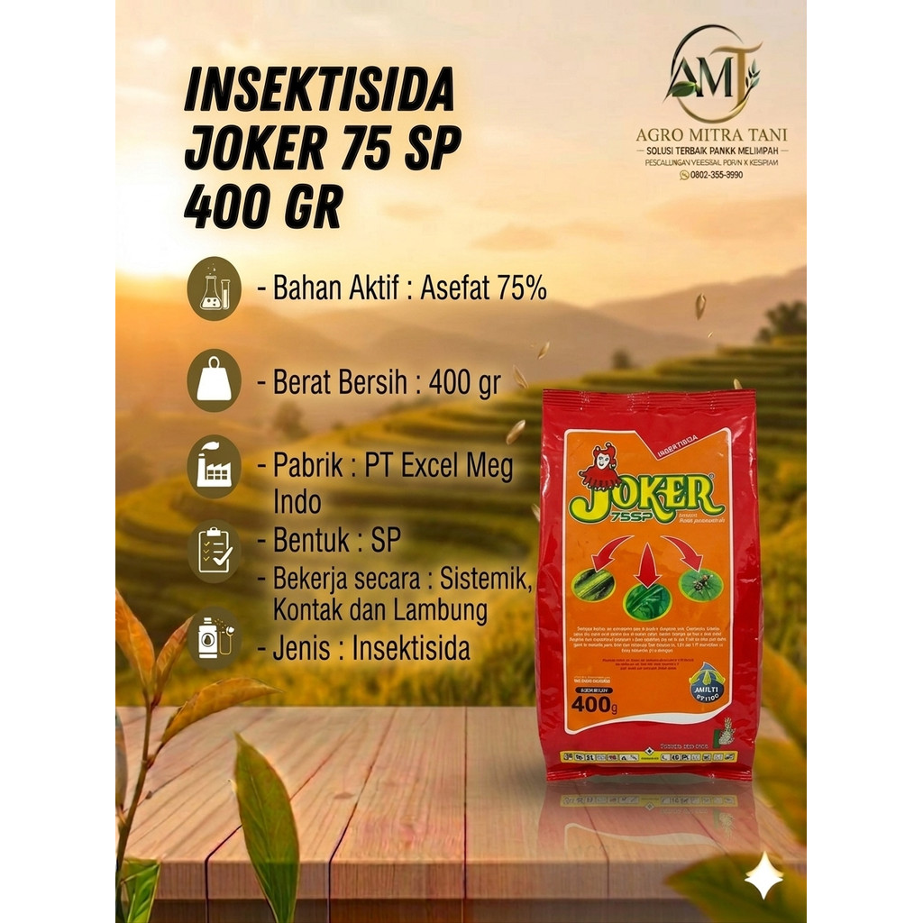 INSEKTISIDA JOKER 75 SP 400 GR