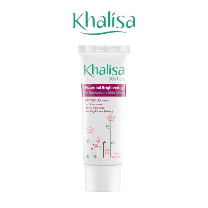 Khalisa Essential Brightening Skin Oasis - Gel Cleanser - Sunscreen - UV Skin Oasis Pink Blush - Kha