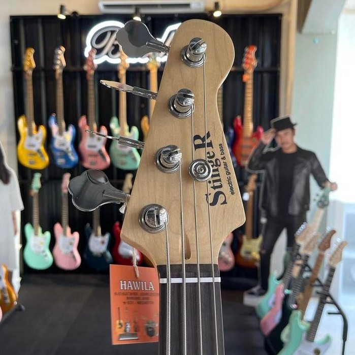 Guitar Bass Electric Gitar Elektrik Stinger SPB10 Gitar Bass Stinger SPB 10
