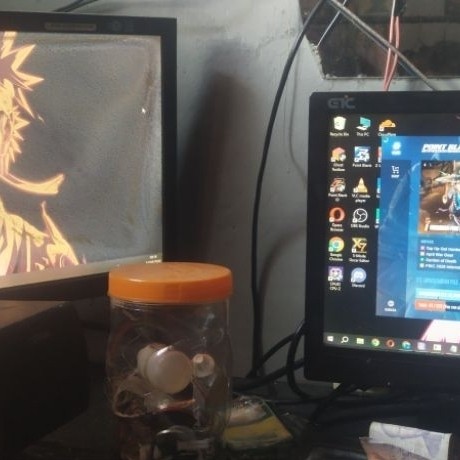 PC komputer 1set 2 monitor