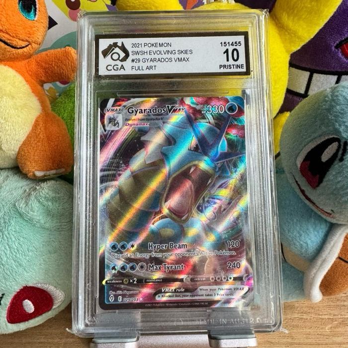 2021 Gyarados VMAX Full Art Evolving Skies CGA 10 EN