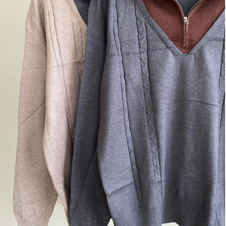 blouse rajut premium import