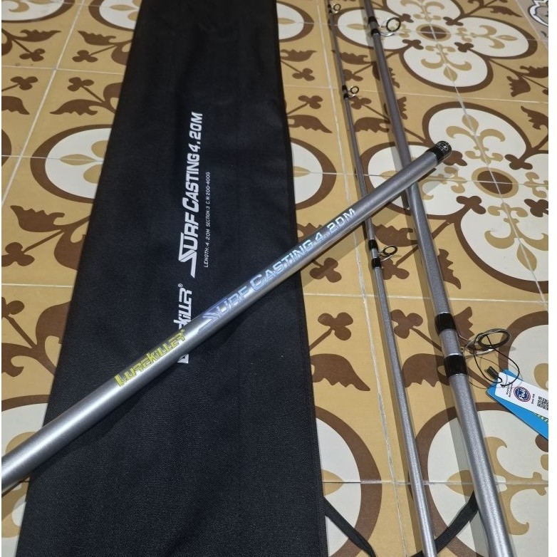 joran lurekiller surf cast cw 200-400 420cm