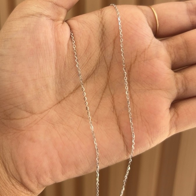 kalung rantai nori silver