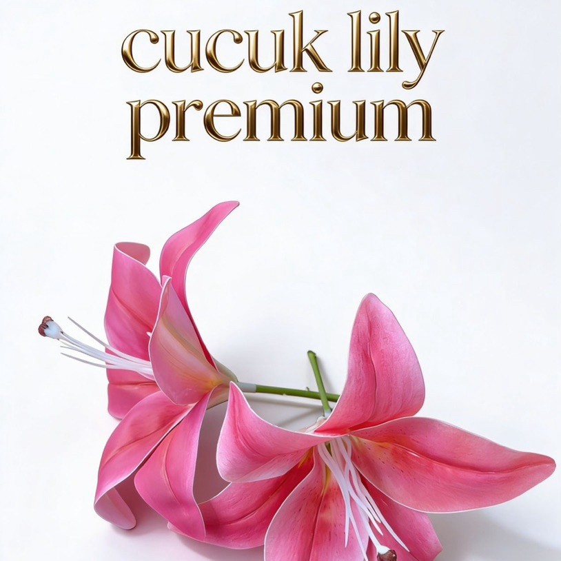Cucuk Lily Premium / tusuk lily hairdo sanggul / bunga lili untuk hairdo sanggul bali / Hairdo style