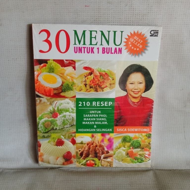 BUKU RESEP MASAKAN - 30 MENU UNTUK 1 BULAN OLEH SISCA SOEWITOMO