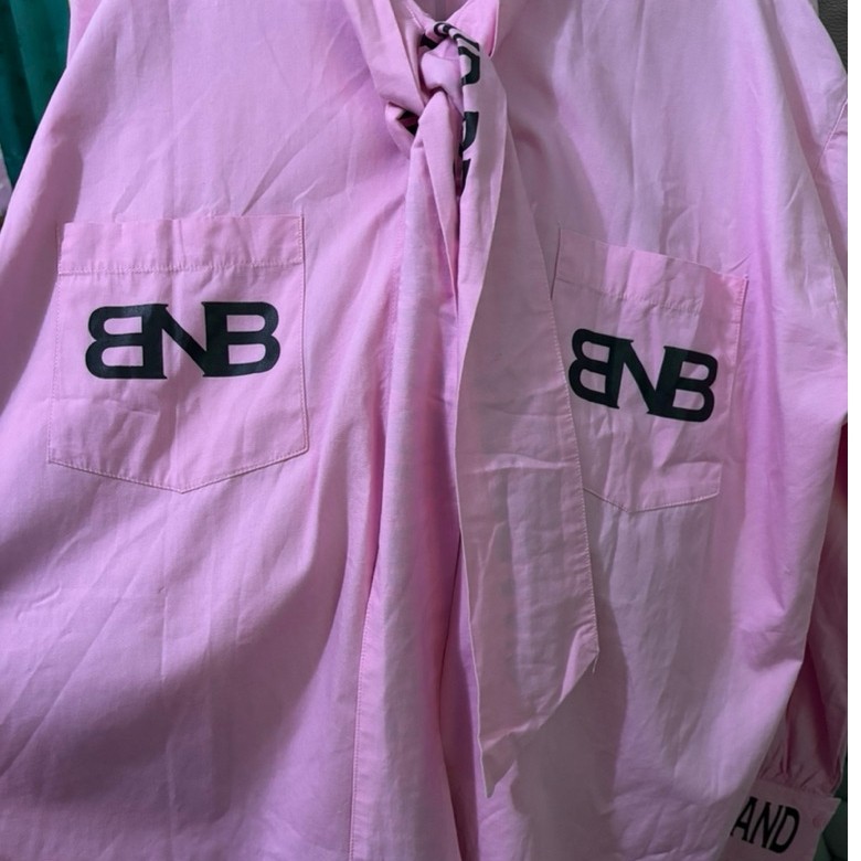 kemeja BNB PINK ALL SIZE mantan