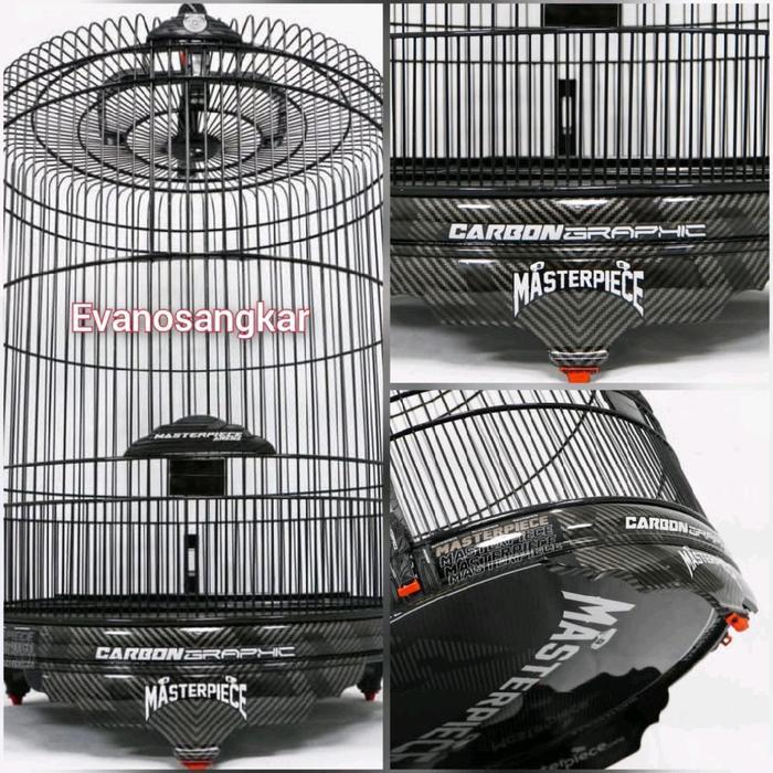 PROMO MELEDAK Sangkar burung murai no 2 masterpiece carbon grapich jeruji fiber