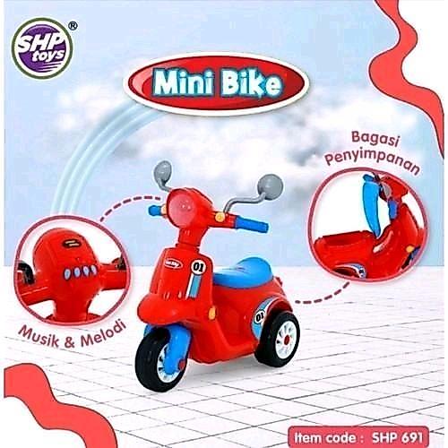 *affiliate*vespa mainan anak, (mb 691) - musik - mb merah