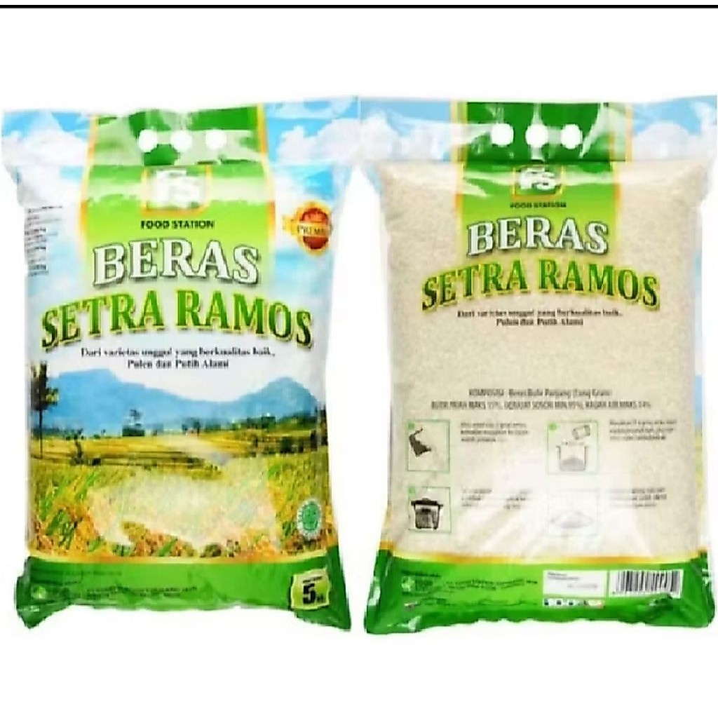 Beras Food Station Sentra Ramos Sipulen 5kg