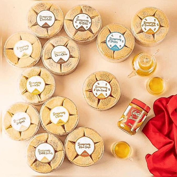 Siapsajikan- Loves Semprong Hampers Imlek Oleh Oleh Jakarta Loves Semprong Cemilan Kue Kering Sempro