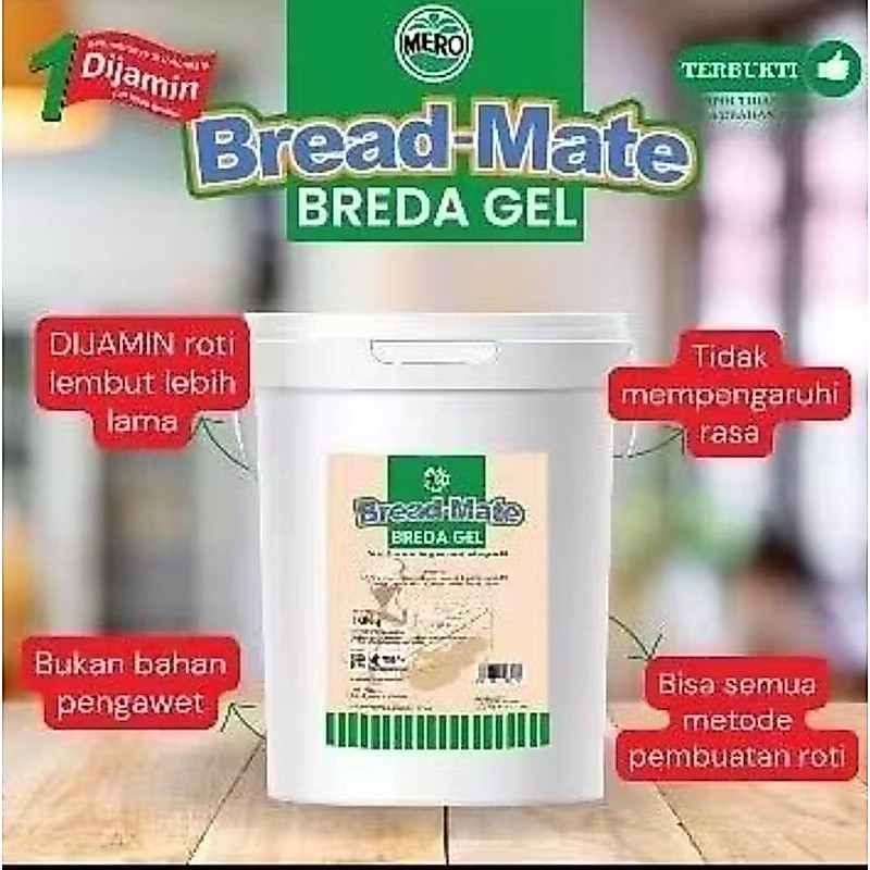 breadmate bread gel softener repack 250 gr / softener pelembut roti