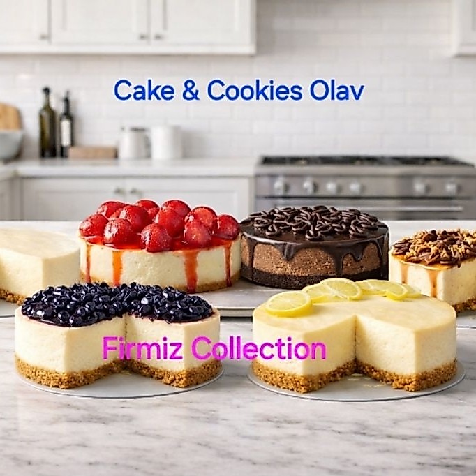 New York Cheese Cake by Olav , 1Hari Siap Kirim , Cake Ultah Premium , Cake Birthday Berkelas, Cake 