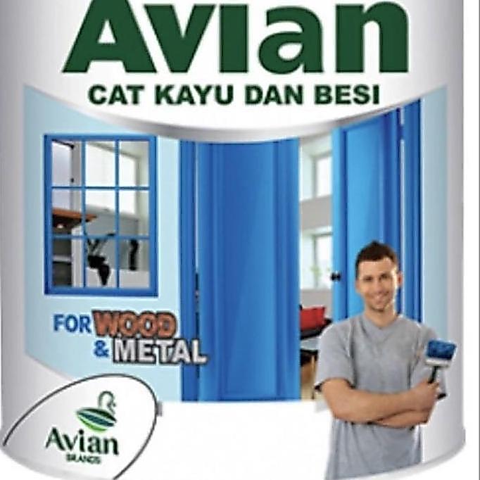 Avian putih 1 kg cat kayu besi AVIAN PAINT (putih/ hitam)