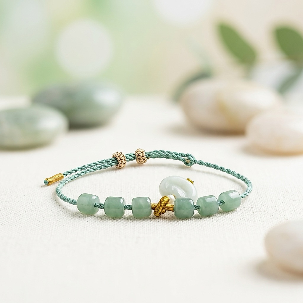 gelang giok wanita | gelang giok wanita elegant | gelang tali giok barel | gelang tali