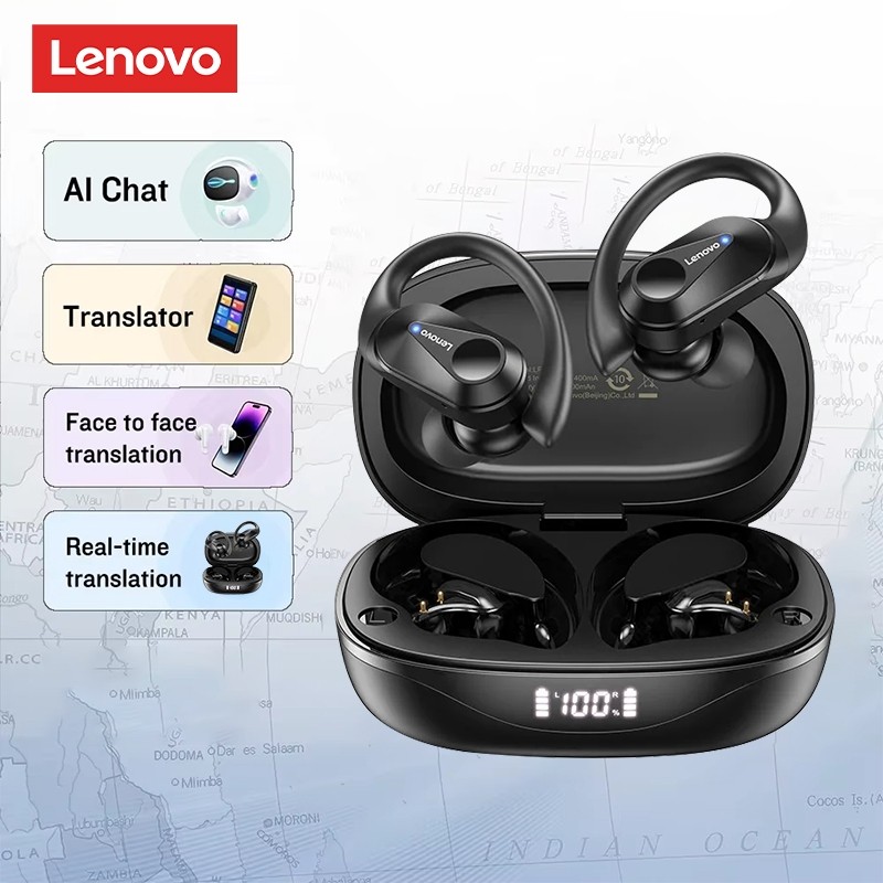 Lenovo Thinkplus LP75 TWS Bluetooth V5.3 OWS Open Ear Wireless Ear Clip Sport Headset IPX5 Waterproo
