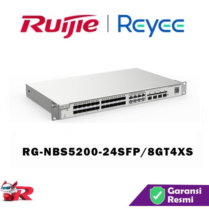 Ruijie RG-NBS5200-24SFP/8GT4XS Cloud Switch Hub Managed 24 Port Gigabit With 8 Combo Port Uplink 4 S