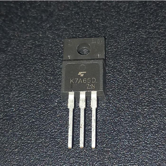 Mosfet FET K7A65D original 7A65 7A65D K7A65 7n65 7n65c k7n65 k7n65d k7a65c toshib4 ori regulator PSU