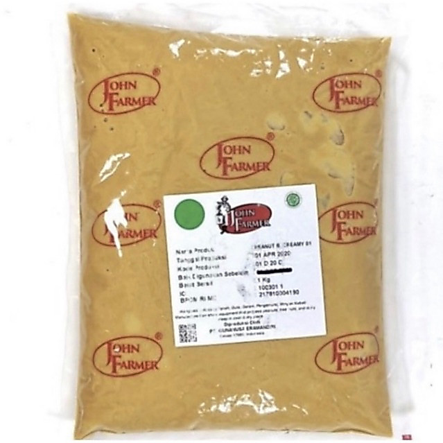 SELAI KACANG JOHN FARMER CREAMY / CHUNKY 1 KG (KILOAN)