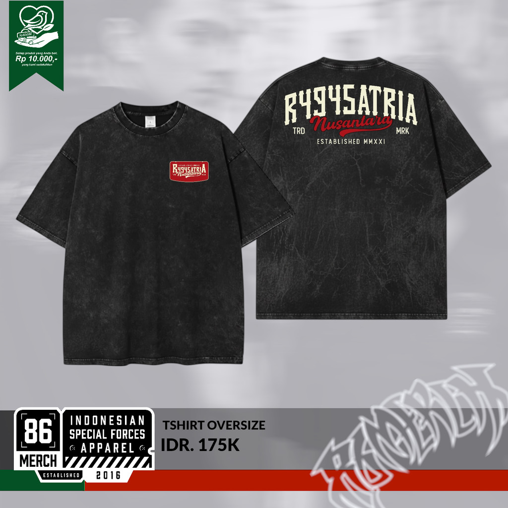 TSHIRT R4945ATRIA OVERSIZE 5th ANNIV