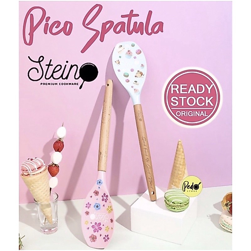 Stein PICO Spatula Steincookware Sutil Spoon Handle Akasia Wood