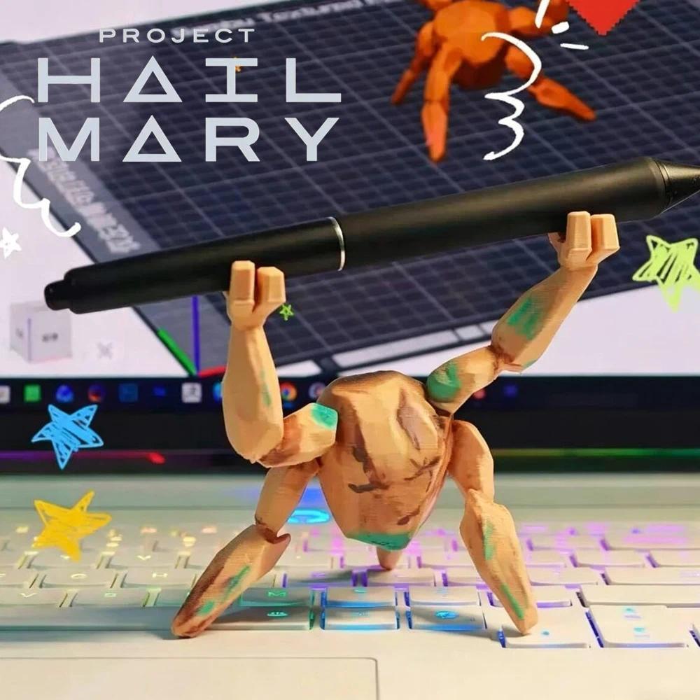 Movie Project Hail Mary Rocky Cosplay Pen Holder 3D Printing Rock Golem Model Desk Decoration Unisex