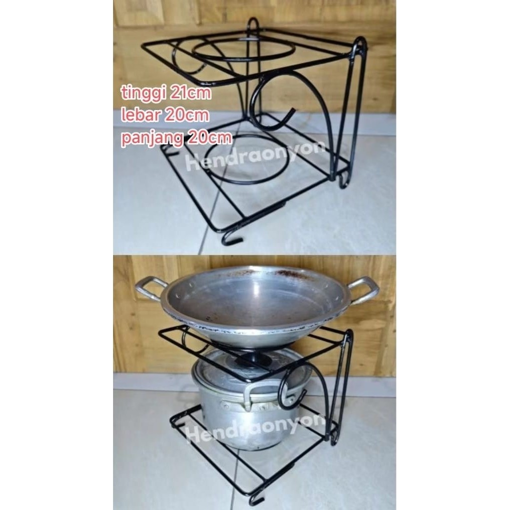 Rak Panci Teflon Dan Wajan/Tatakan Wajan Minimalis