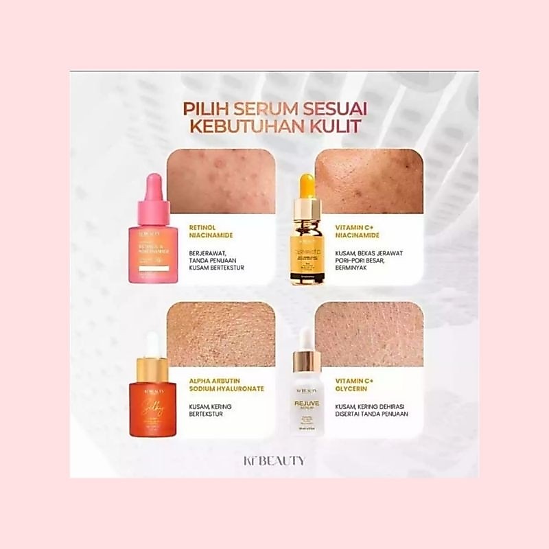 KF Skin Serum Retinol / KF Skin Moisturizer 5x Ceramide / KF Skin Serum Rejuve / Pelicin