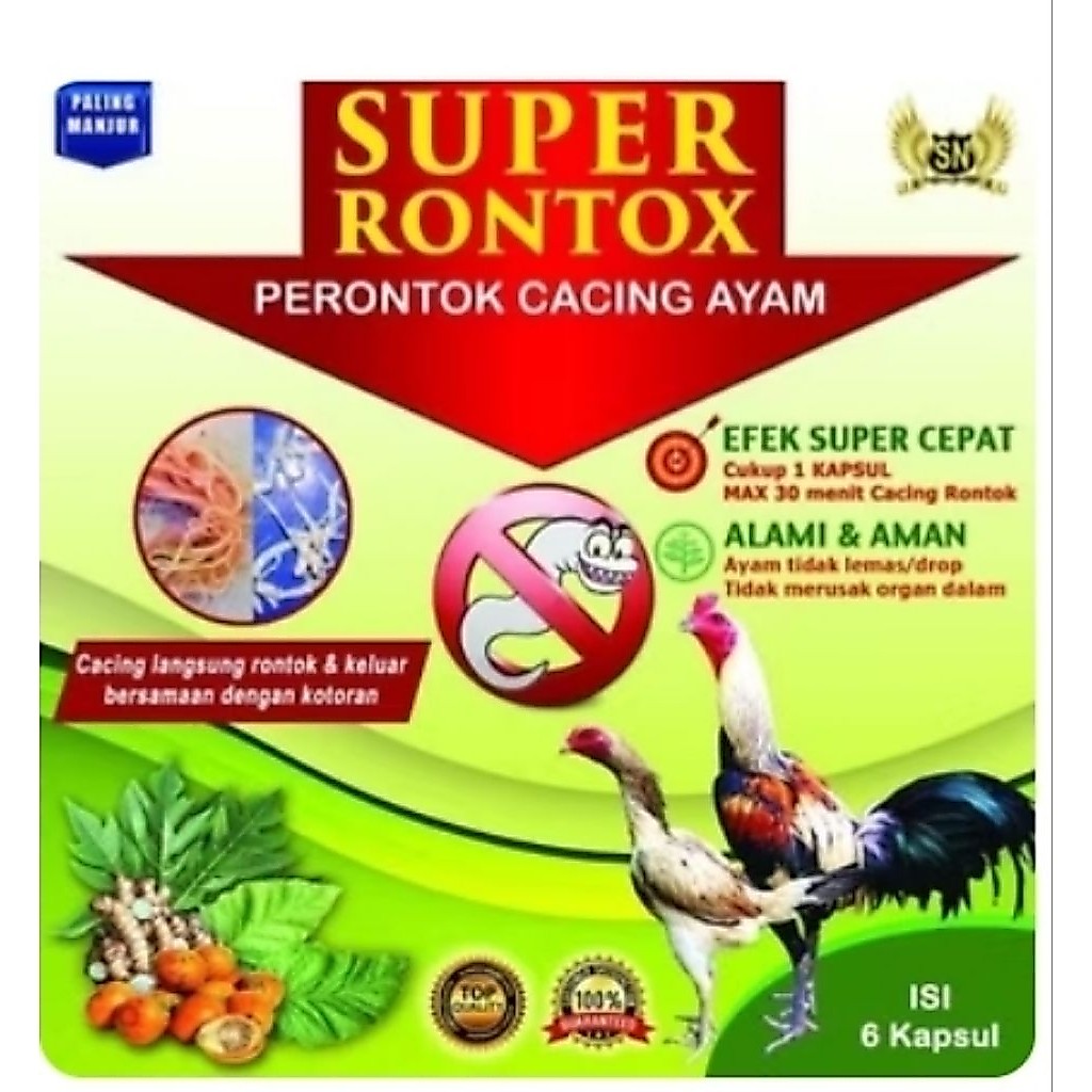 Promo Super rontok Obat cacing ayam paling ampuh