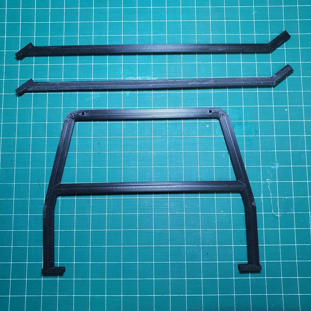 wpl d12 roll bar rollbar belakang aksesoris