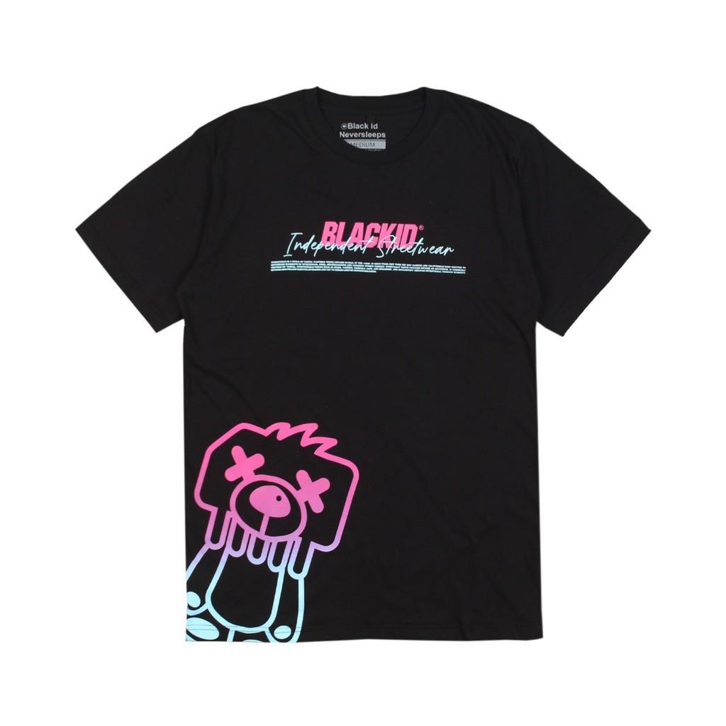Black ID - Kaos Lengan Pendek Pria | Black Chrono Baju Kaos Unisex