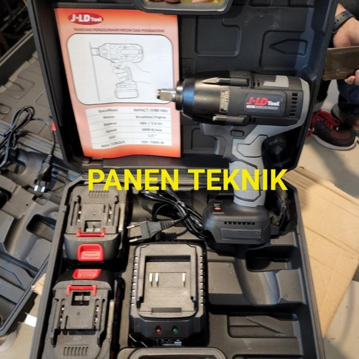 CORDLESS IMPACT WRENCH JLD BRUSHLESS 48V - BOX HITAM