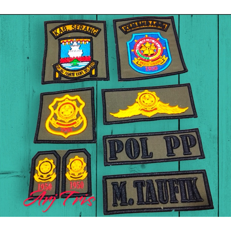 River|| Pol PP satpol PP Timbul Atribut Bordir