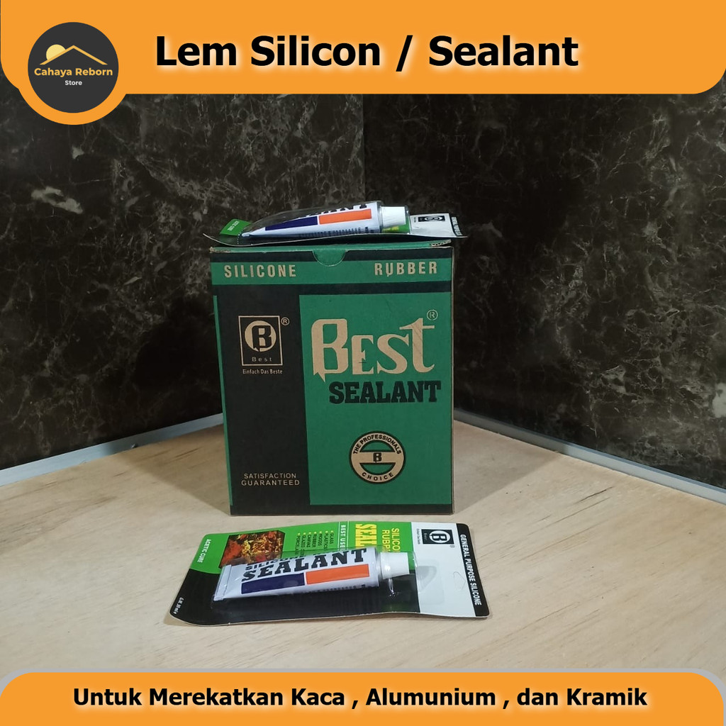 LEM KACA Silicone Sealant Silikon Aquarium Tube , Perekat Keramik Alumunium Kaca