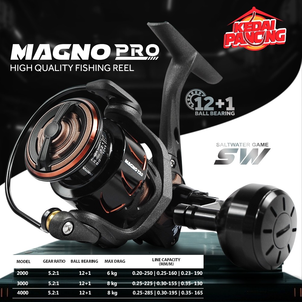 Reel Pancing BLOOD MAGNO PRO SALTWATER 2000 | 3000 | 4000