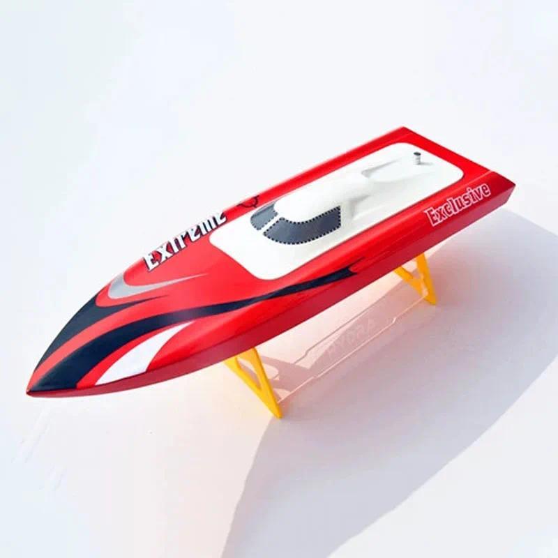 Remote Control Racing Speedboat Mini O Boat Model Toy Gift RC Boat Model Kit Fiberglass Hull Electri