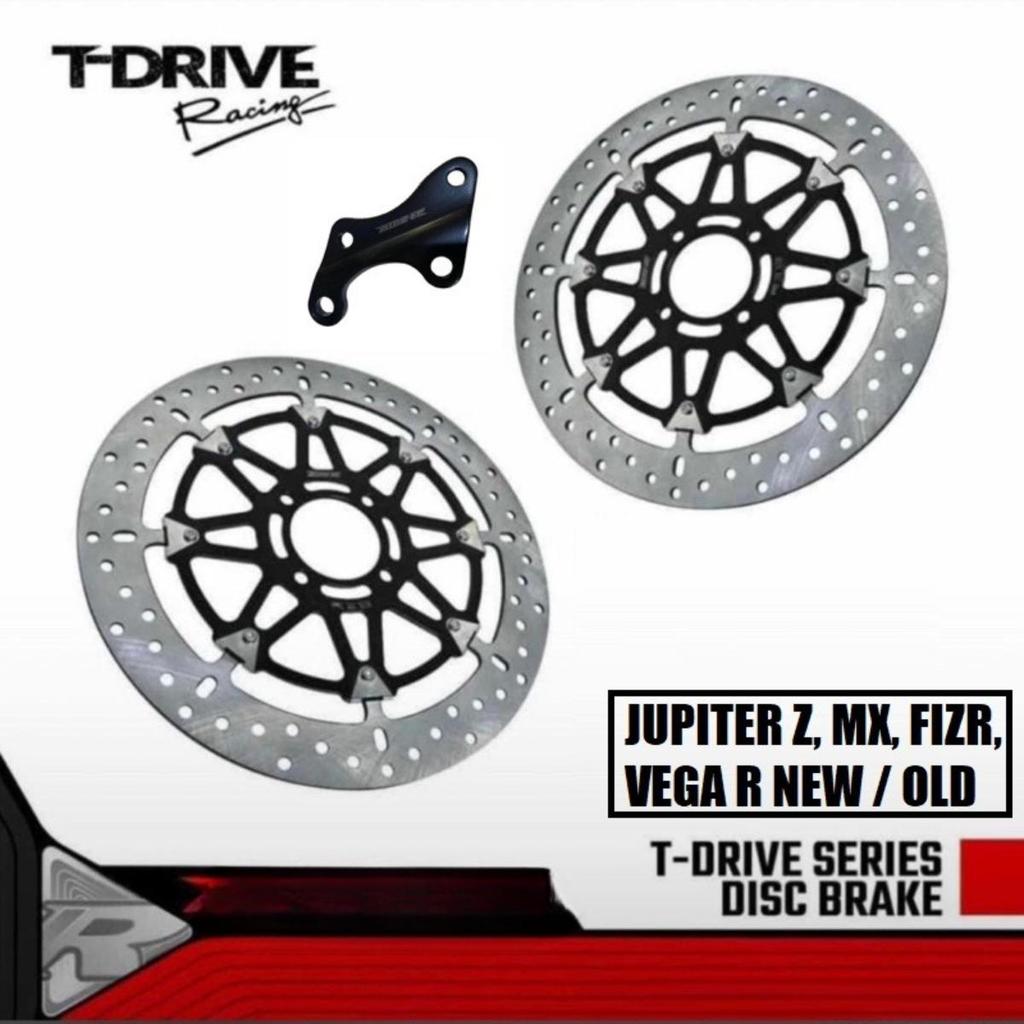 Piringan Cakram MSX T-DRIVE 300mm Jupiter Z MX Vega Fiz R Disc Brake Floating Variasi Motor Motorcyc