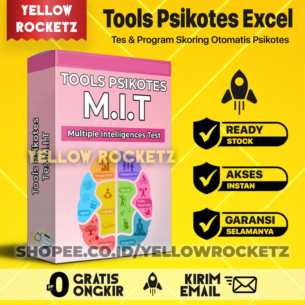 Tools Psikotes MIT Multiple Intelligences Test Howard Gardner Tes Kepribadian Lengkap