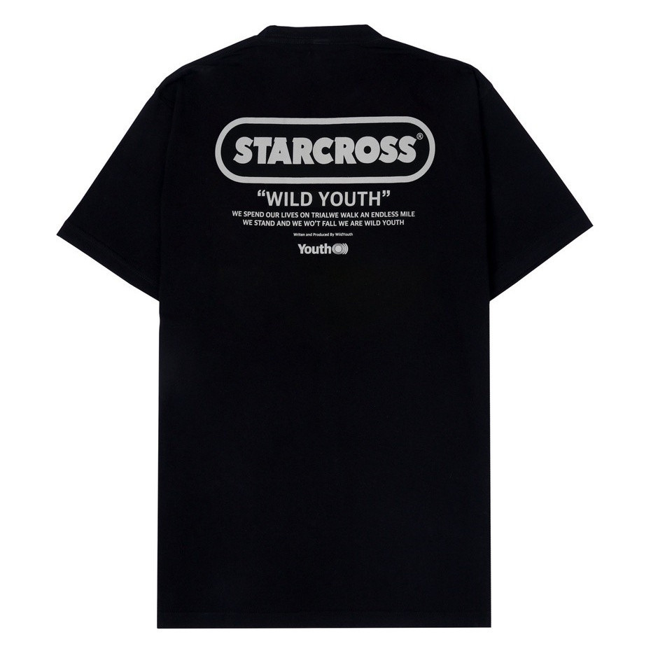 STARCROSS Kaos Pria - CAPSULE - Black Original 100% Katun