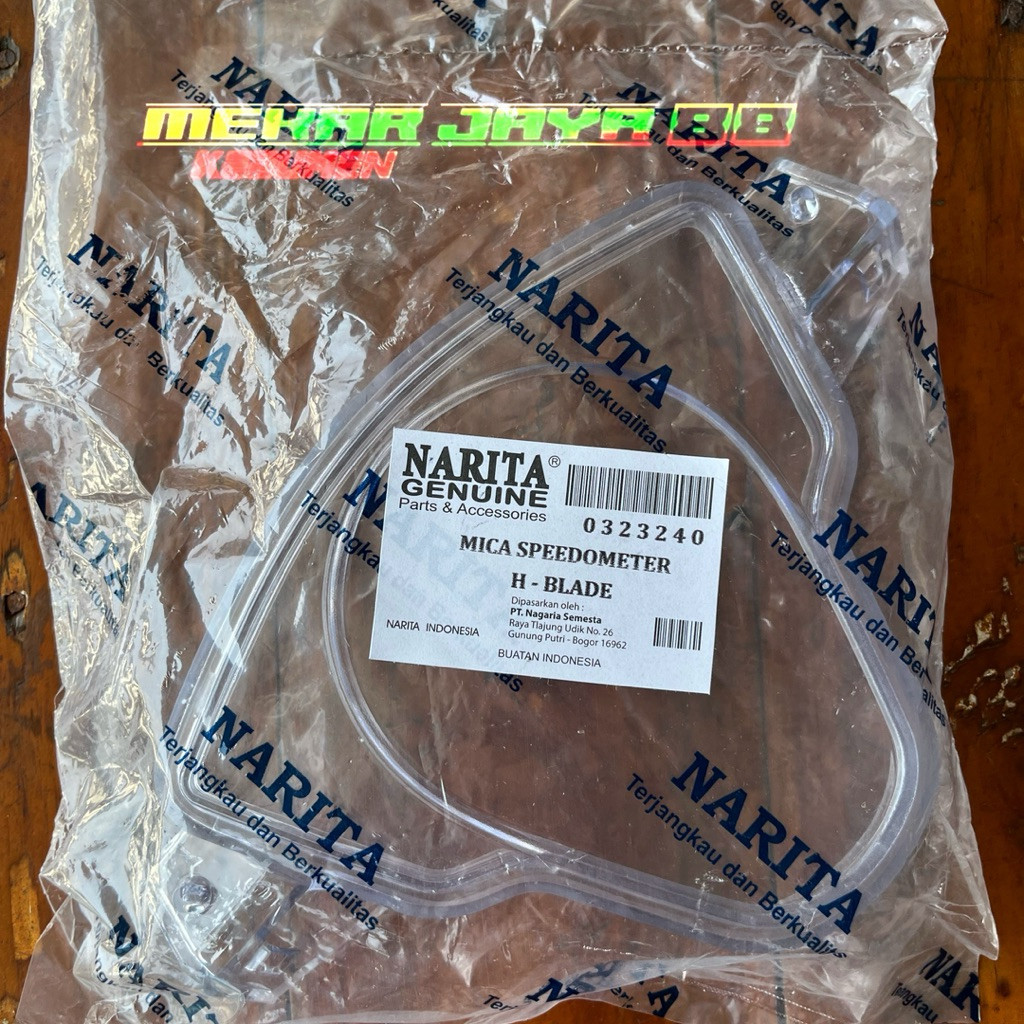Kaca Mika Bening Speedometer Honda Blade Old ,. narita