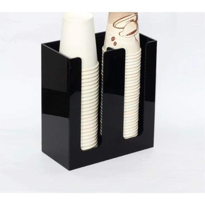 AKRILIK/ACRYLIC/HOLDER CUP COFFE/RAK CUP KOPI/RACK/ORGANIZER/ TERMURAH - PACKING KAYU