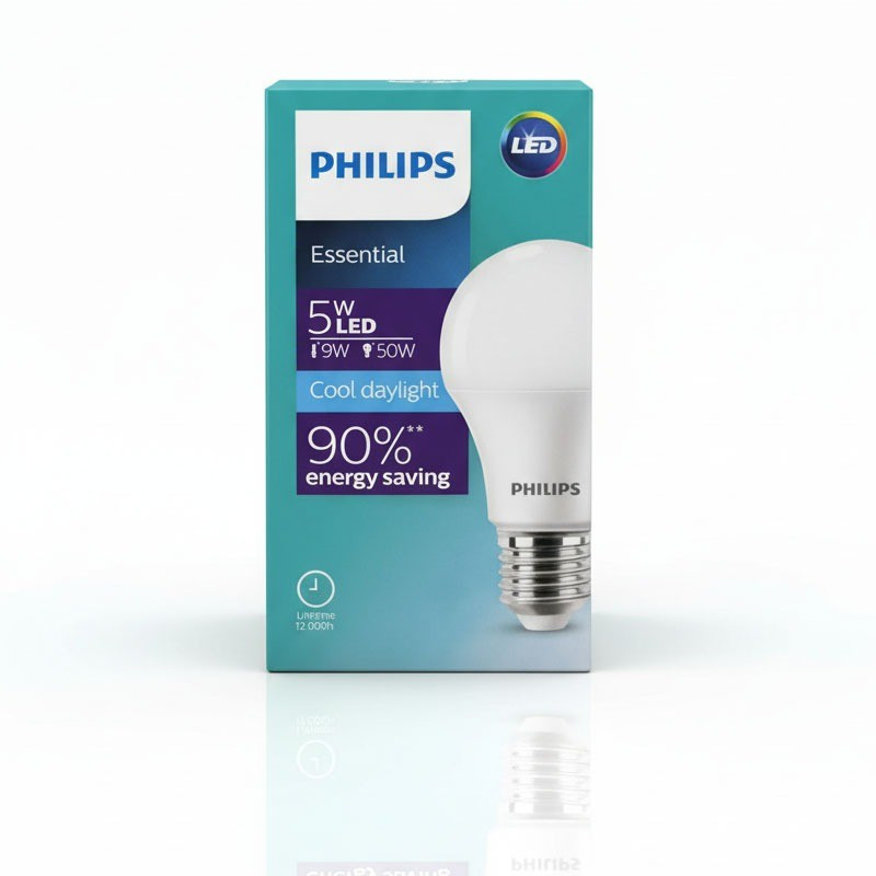 Lampu Philips LED 5W PUTIH 6500k
