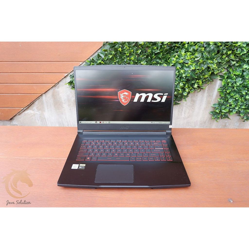 Msi GF63 Thin 10SCSR Intel Core i7-10750H Nvidia GeForce GTX 1650Ti Ram 16Gb Ssd 256Gb