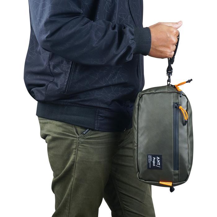 ANT PROJECT - Tas Stang Sepeda 3in bisa selempang Hijau Waterproof - Hijau