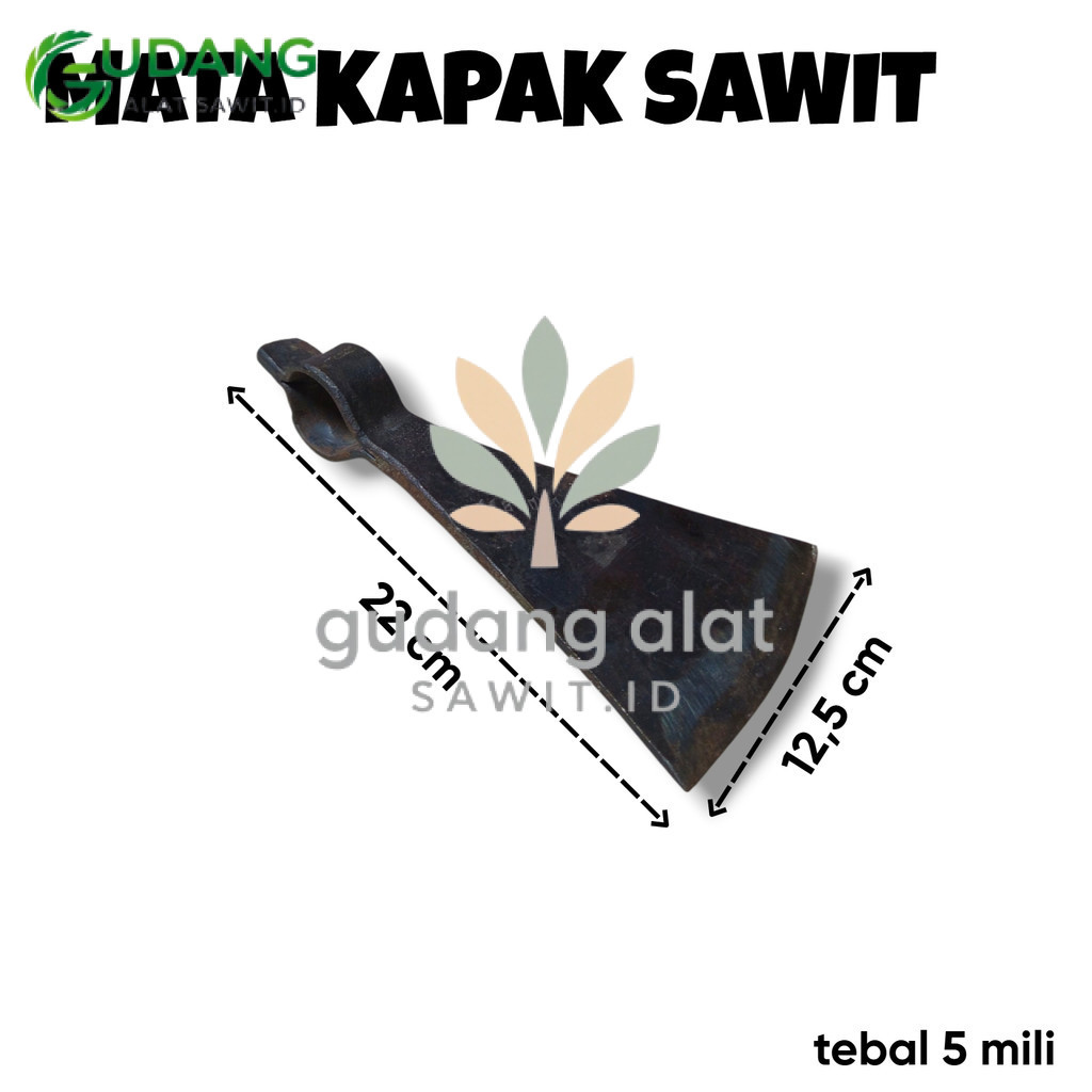 KAPAK SAWIT TANPA GAGANG BAHAN BAJA PER SEPUH (GUDANGALATSAWIT.ID)