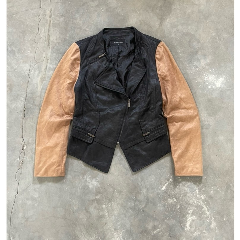 Y2k Grunge Emo Goth Arnaldo Bassini Ramones Leather Jacket