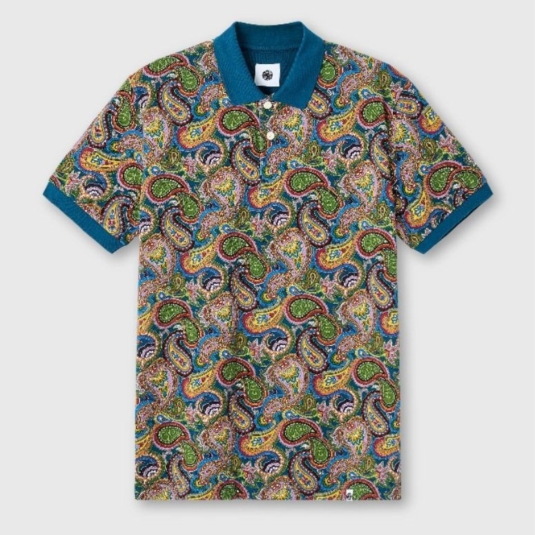 Pretty Green House Paisley Polo Shirt Multi Original