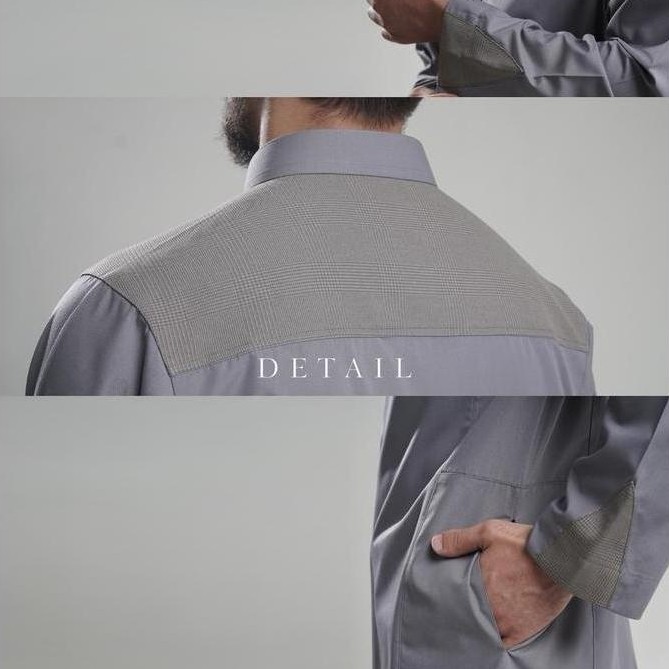 SAMASE Jubba Saudi T015P Jubah Pria Dewasa Lengan Panjang