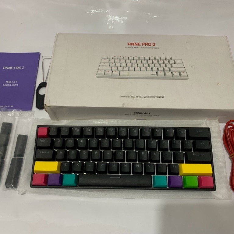 Anne Pro 2 Mechanical Wireless Keyboard Dual Connection Bluetooth